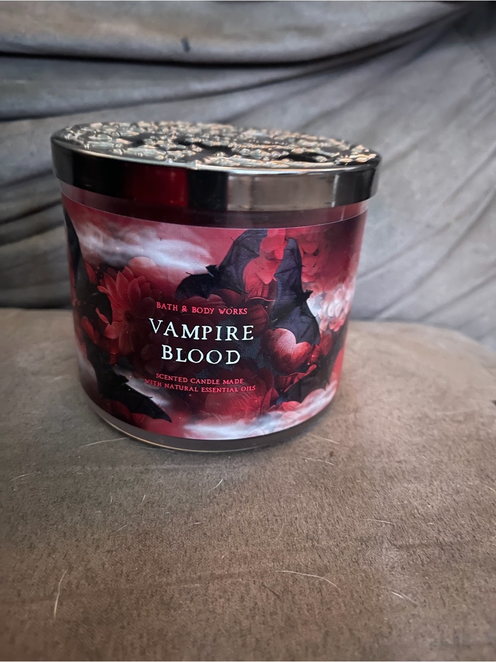 Bath & Body Works Vampire Blood Candle - Deep Red